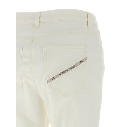 Jewel padlock jeans