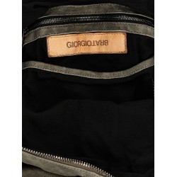 Leather backpack