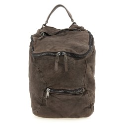 Leather backpack