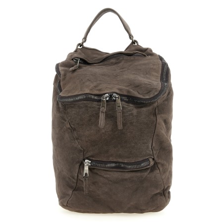 Leather backpack