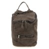 Leather backpack