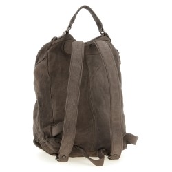Leather backpack