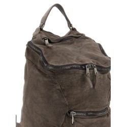 Leather backpack