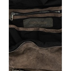 Leather backpack