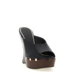 Leather mules