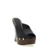 Leather mules