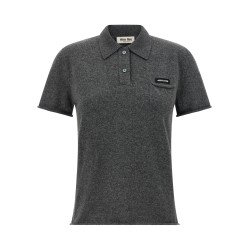 Cashmere polo shirt