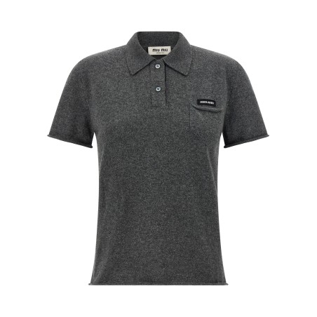 Cashmere polo shirt