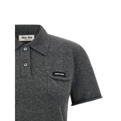 Cashmere polo shirt