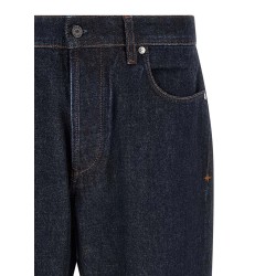 Indigo denim jeans