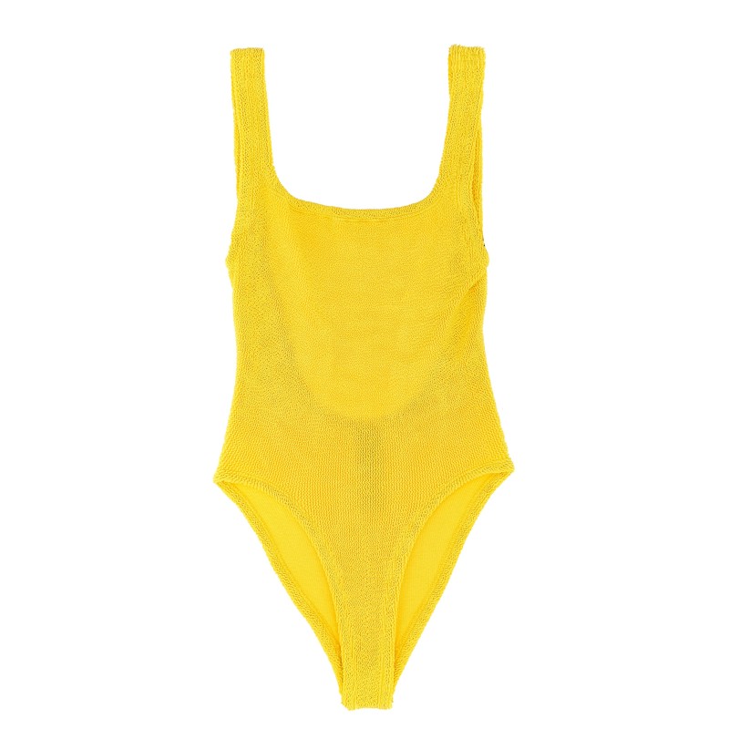 'Square Neck' one-piece swimsuit