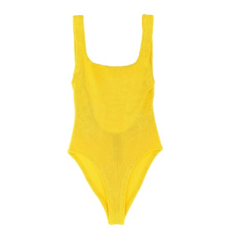 'Square Neck' one-piece swimsuit
