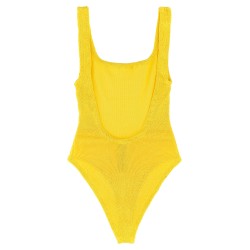 'Square Neck' one-piece swimsuit