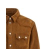 'Suede Boxy Shirt' jacket