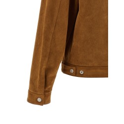 'Suede Boxy Shirt' jacket