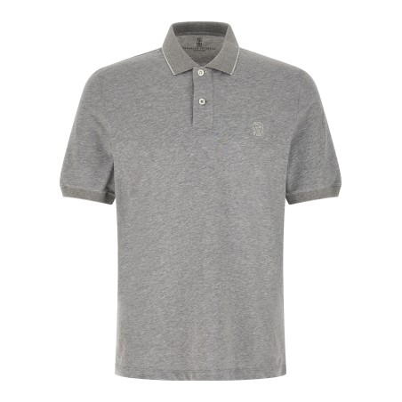 Stretch jersey polo shirt