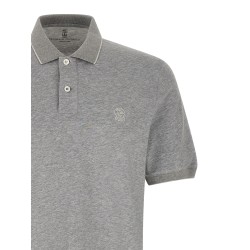 Stretch jersey polo shirt