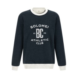 Cotton and linen sweatshirt