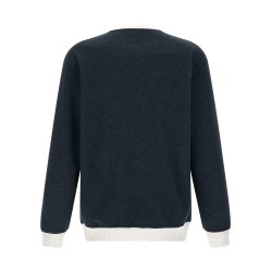 Cotton and linen sweatshirt