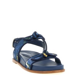 A. Birman x AGUA 'Grosgrain Raffia Sport' sandals
