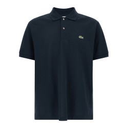 Logo patch polo shirt