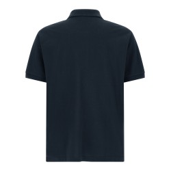 Logo patch polo shirt