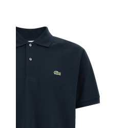 Logo patch polo shirt