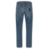 Heraldic embroidery jeans