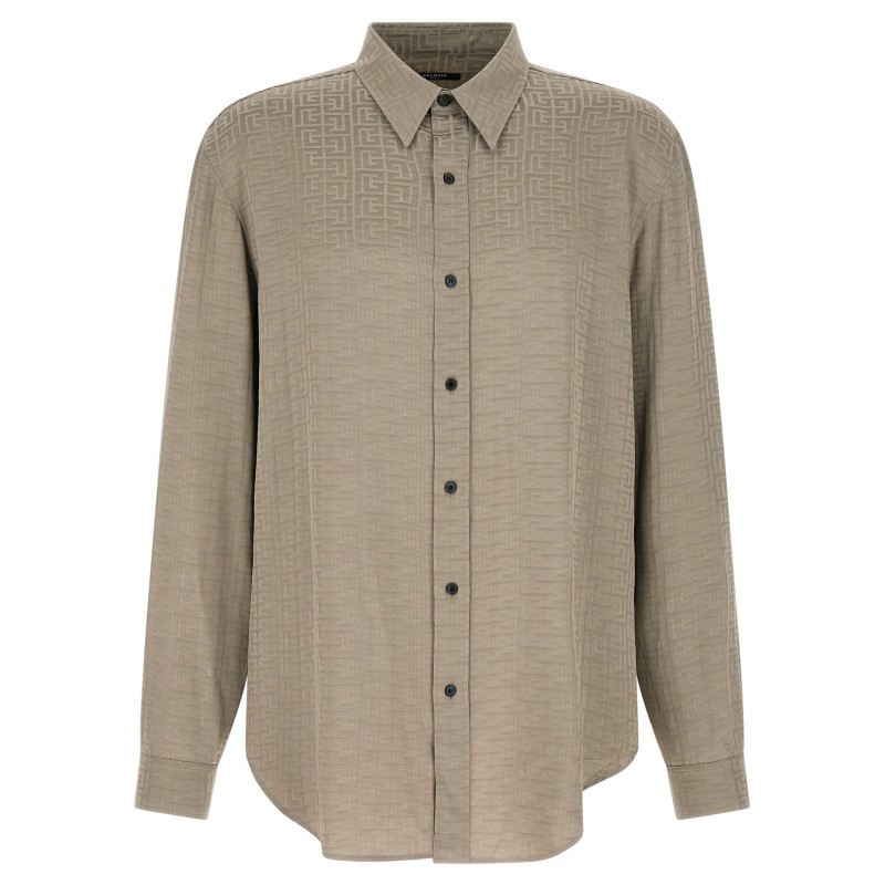 Jacquard monogram shirt