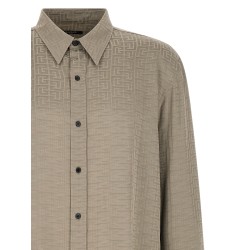 Jacquard monogram shirt