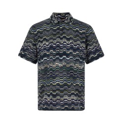 Zigzag polo shirt