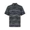 Zigzag polo shirt