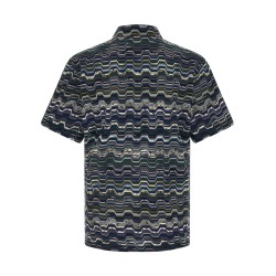 Zigzag polo shirt