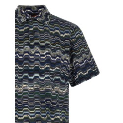 Zigzag polo shirt