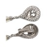 Pendant pearl earrings