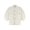 Hybrid bomber jacket
