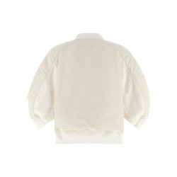 Hybrid bomber jacket
