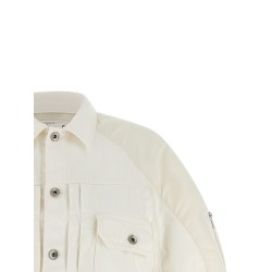 Hybrid bomber jacket