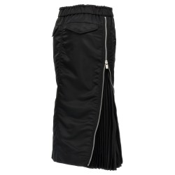 Pleated insert skirt