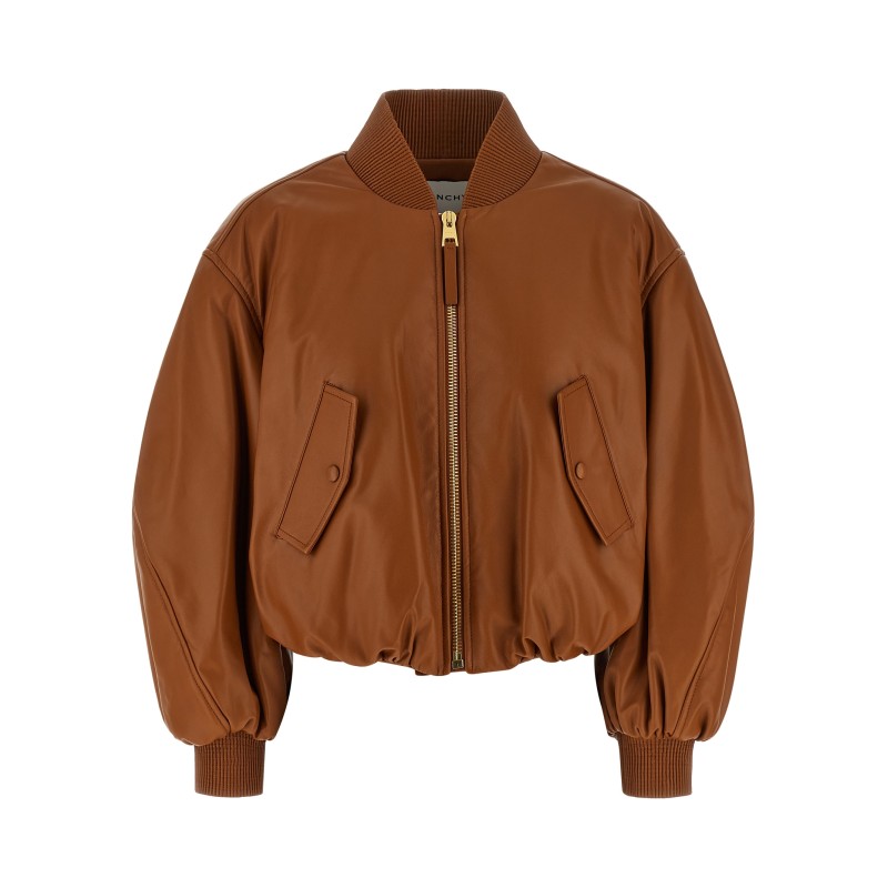 Cropped bomber jacket