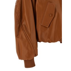 Cropped bomber jacket