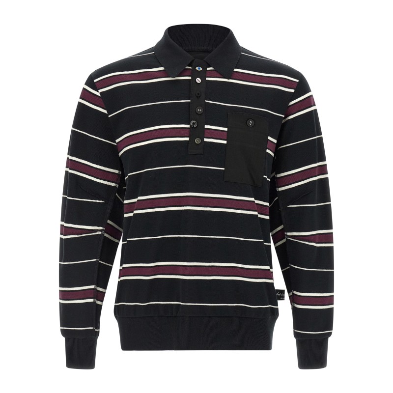Long sleeve polo shirt