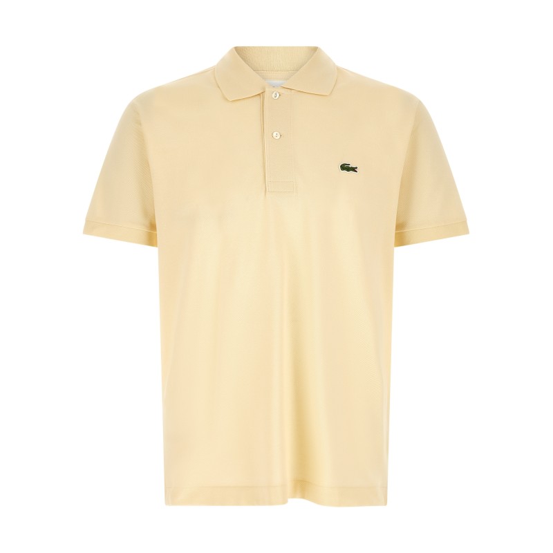 Logo patch polo shirt