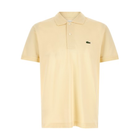 Logo patch polo shirt