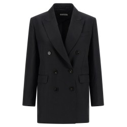 Linen viscose blazer