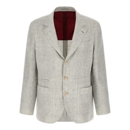 Linen operated blazer