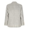 Linen operated blazer