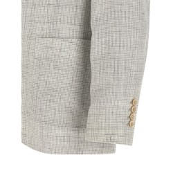 Linen operated blazer