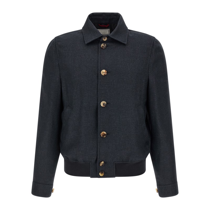Linen blend jacket
