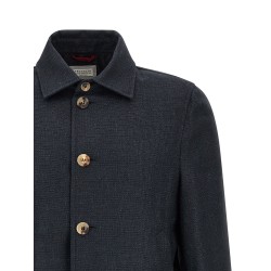 Linen blend jacket